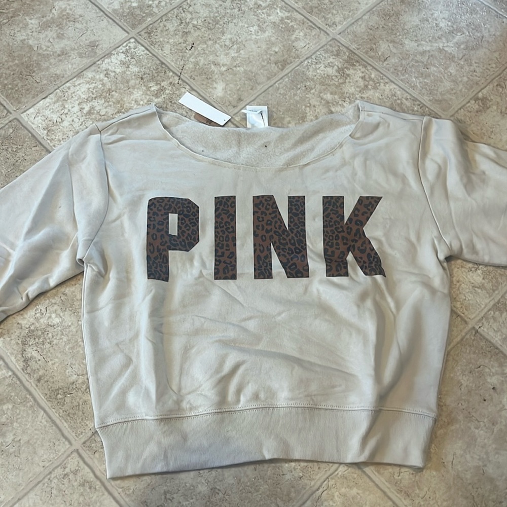 Tan PINK sweater